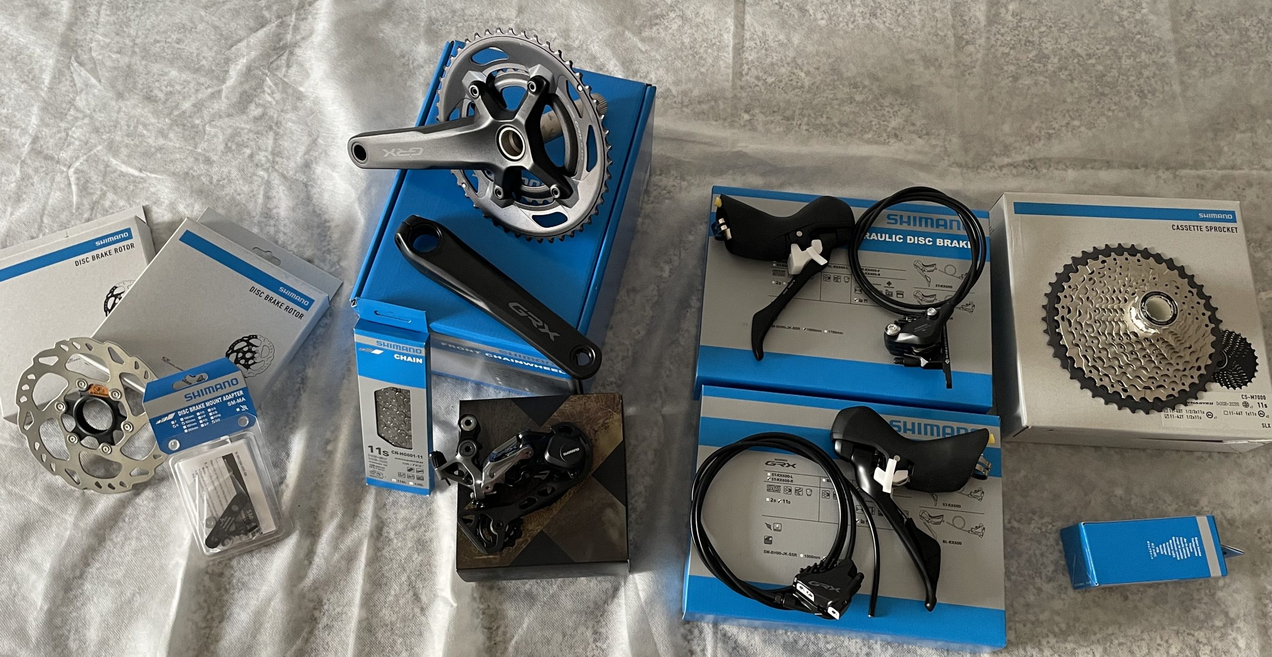 Gruppo completo Shimano gravel GRX RX600 2x11 Velocità | Velodrome
