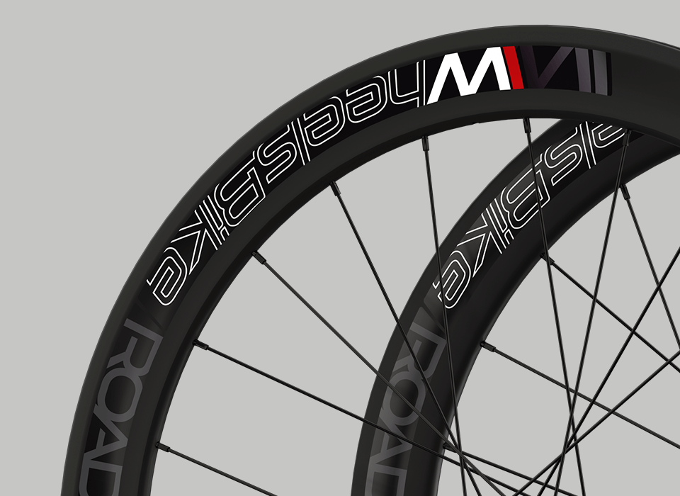 set ruote carbonio da strada disk cerchio